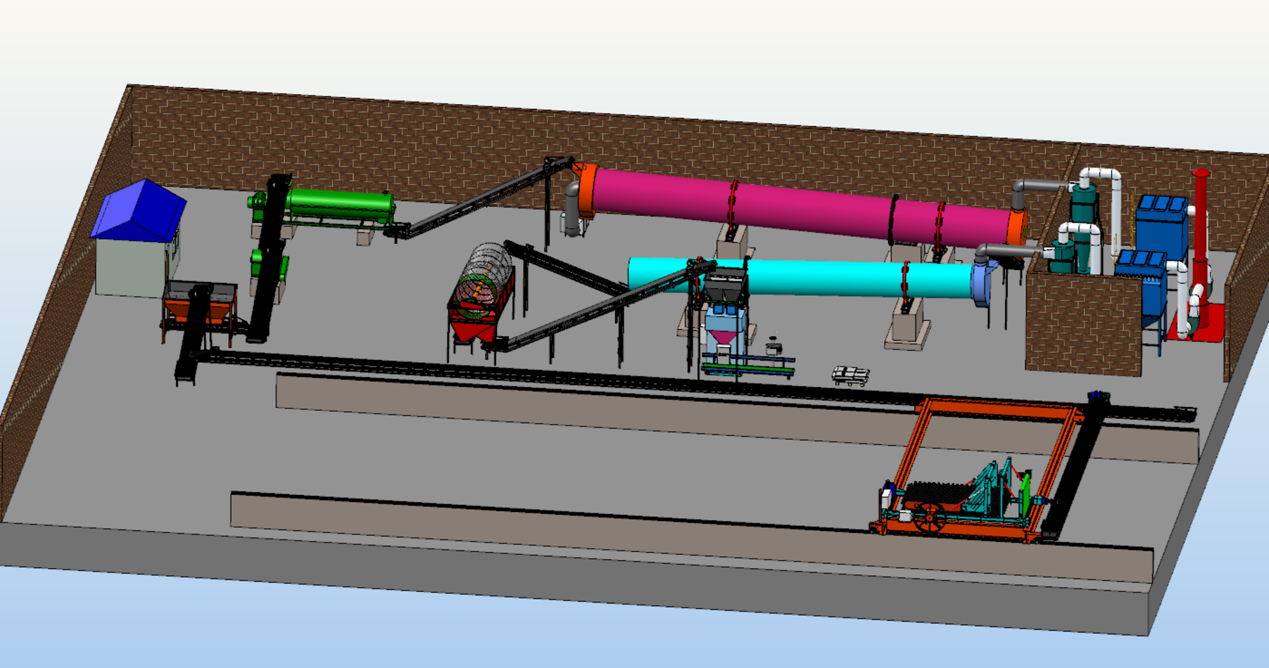 養(yǎng)殖場(chǎng)建設(shè)一條小型有機(jī)肥加工線需要多少錢(qián)？