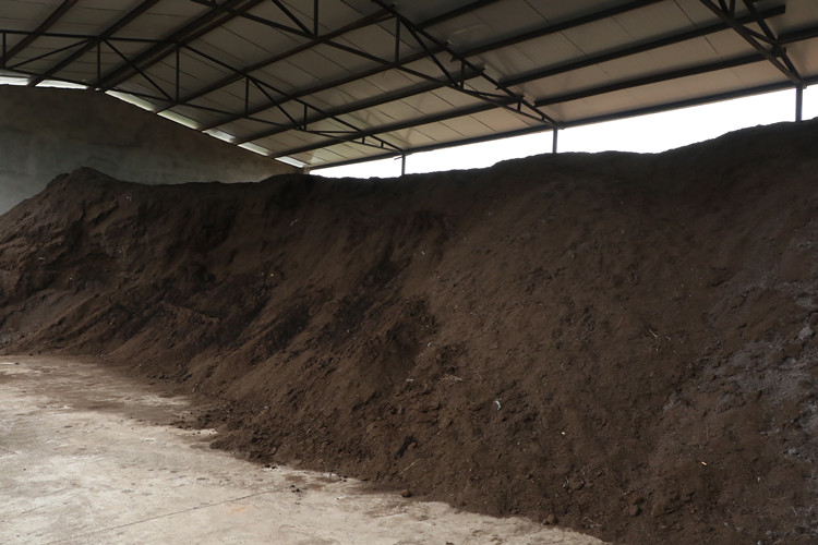 發(fā)酵完成的雞糞有機(jī)肥